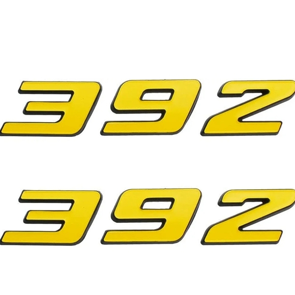 New 392 Dodge logo badge emblem 3M backing. Choose color - Picture 1 of 9